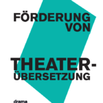 Our booklet on funding in theatre translation available