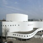 Luftbild vom Düsseldorfer Schauspielhaus